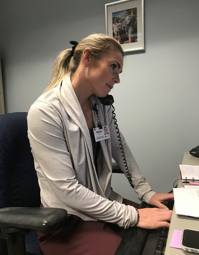 Photo of Gillian Gillies, a patient representative at Horizon's Dr. Everett Chalmers Regional Hospital in Fredericton