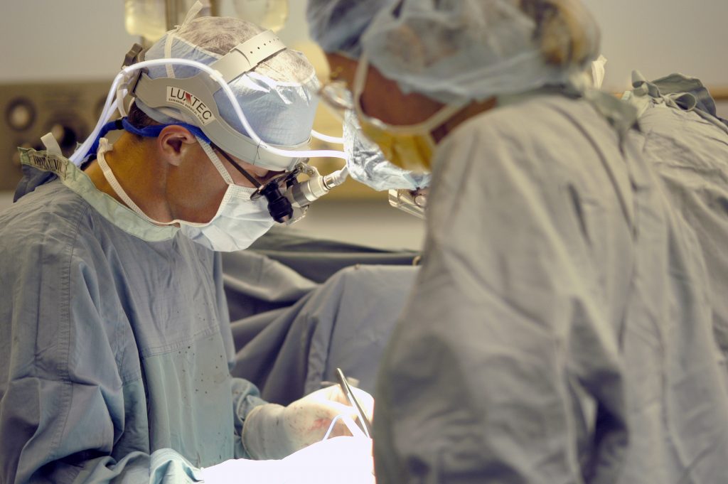 Photo of a cardiac surgery